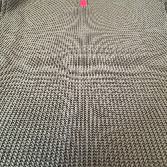 Spyder core sweater ladies olive green 1/4 zip pullover size L - Picture 11 of 15